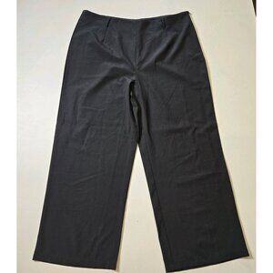 Shein Curve Grey Wide Leg Pants Lightweight Comfy Side Zip‎ Women Size 2XL 39x29
